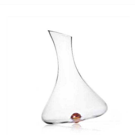 Decanter galleggiante Luna Punto nuovo ambra