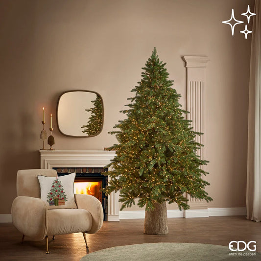Albero di Natale Pino Imperial New 2.500 MiniLed H 180 Cm D 130 Cm Uso