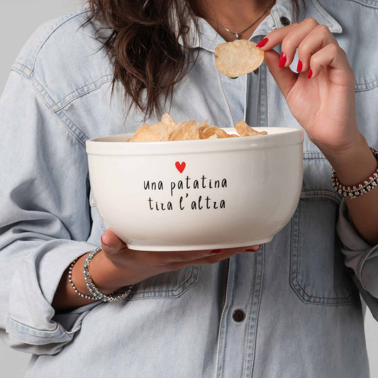 Insalatiera Una patatina tira l'altra