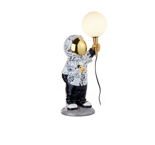 Lampada da Tavolo Astronauta Spilla Razzo