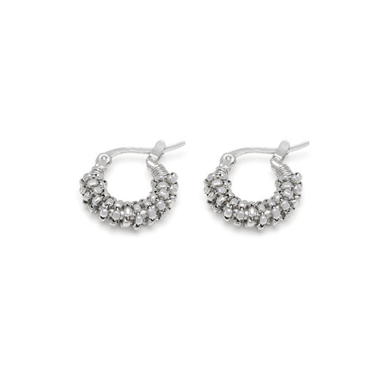 ORECCHINI HOOPS PEPITE