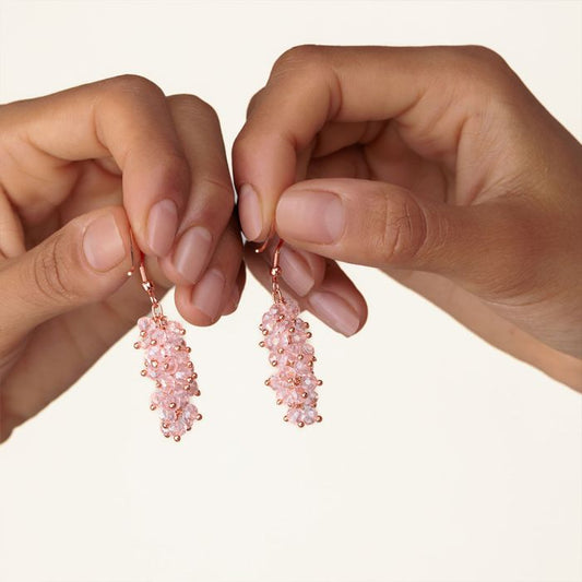 ORECCHINI MOGRA CRISTALLI