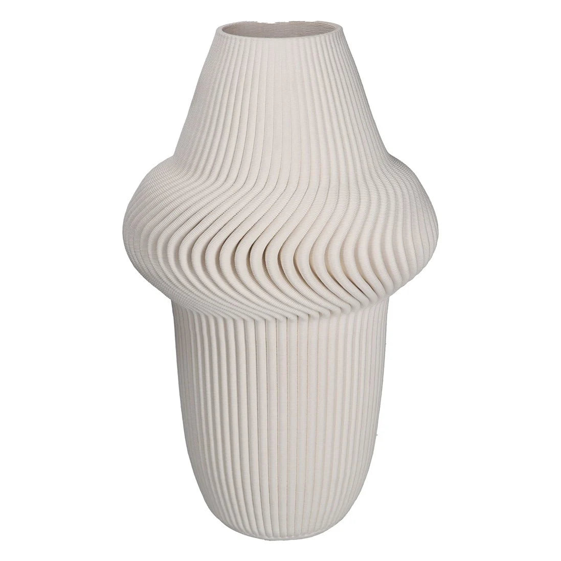 Lino Vaso bianco 35,5 x 23 cm  Bianco