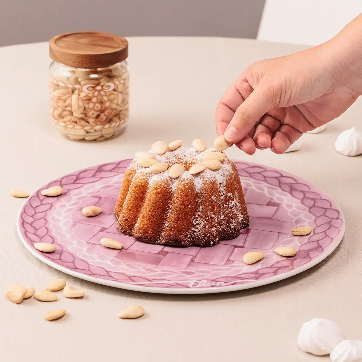 Piatto in porcellana AbbracciAMI, grande