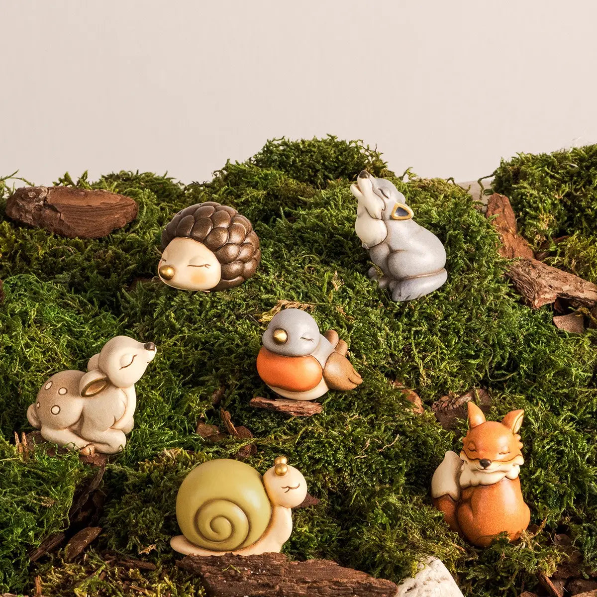 Mini cerbiatto in ceramica