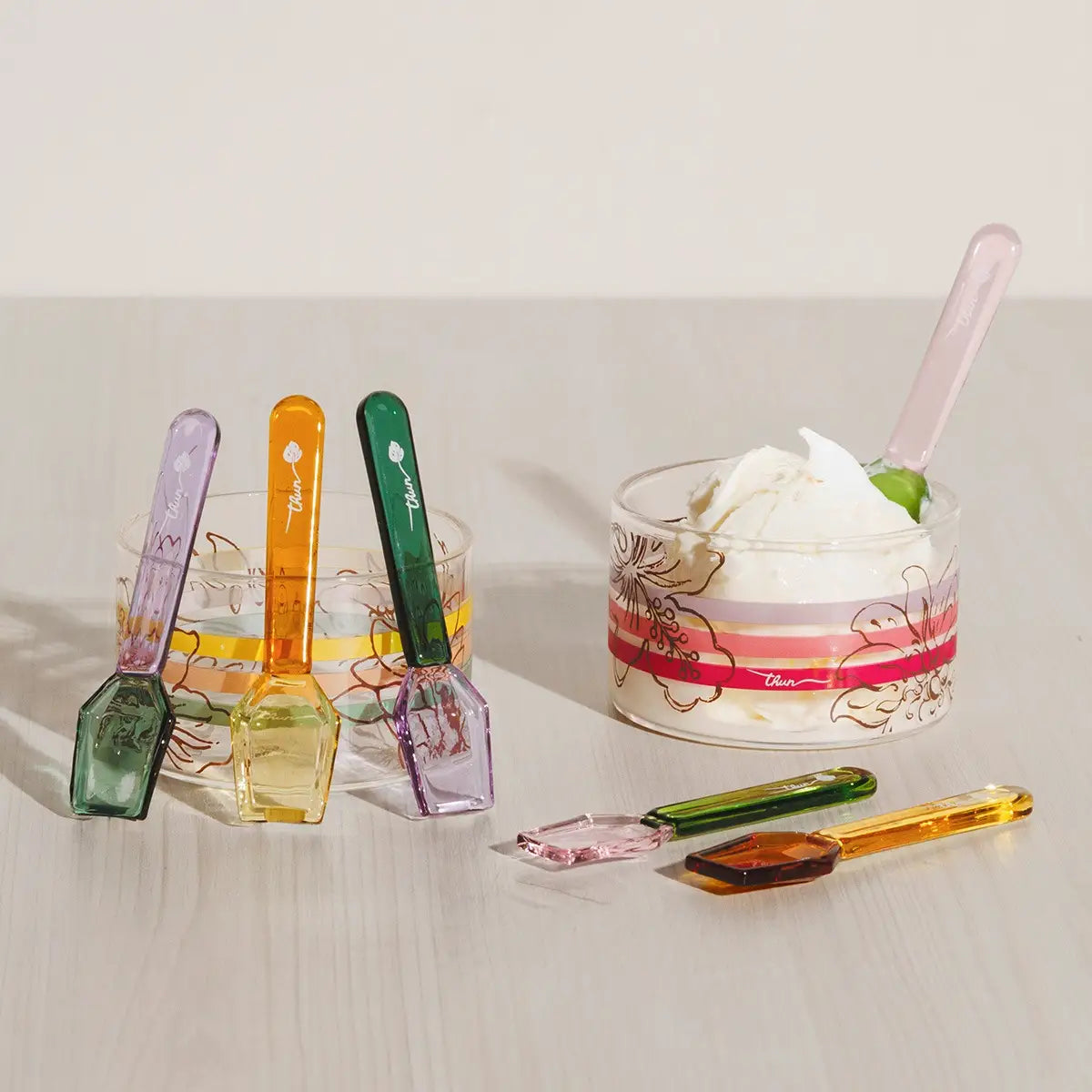 Set 2 coppette gelato Eleganza Esotica