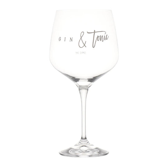 Set 2 calici cocktail decoro Gin Tonic