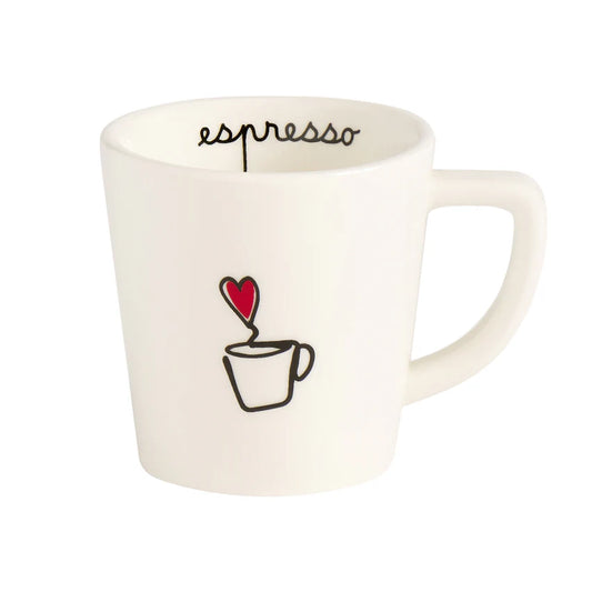 Set 2 tazzine espresso decoro Espresso tazzina