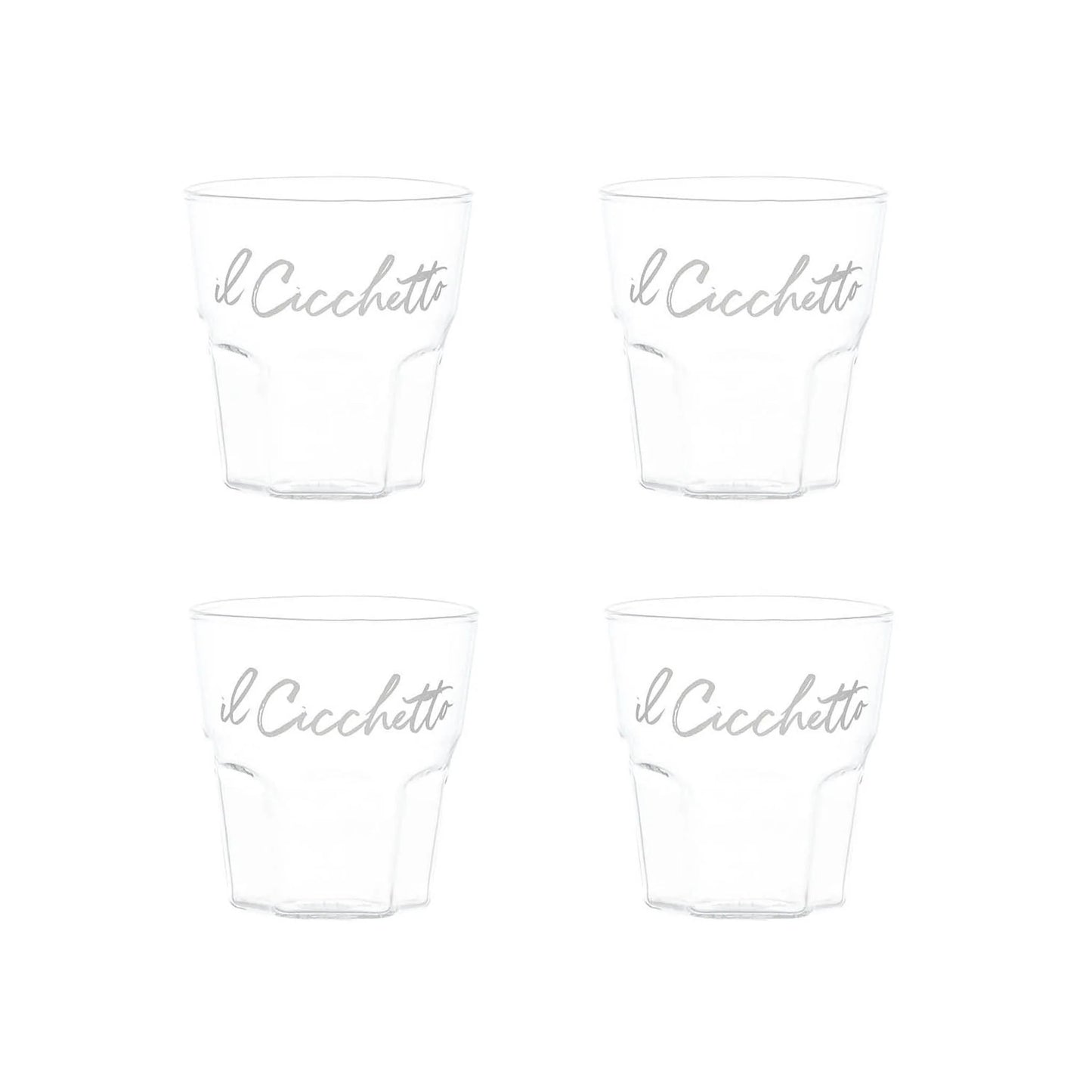 Set 4 bicchierini liquore Il Cicchetto