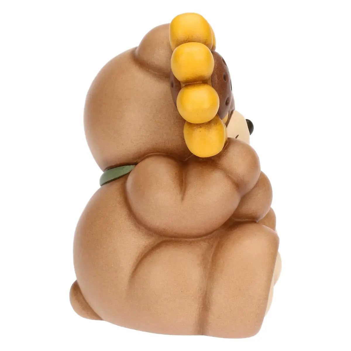 Teddy con girasole in ceramica, grande