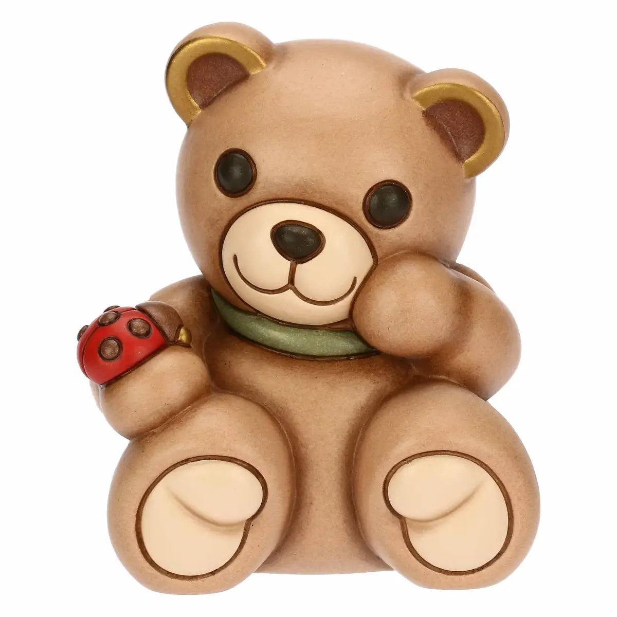 Teddy con coccinella in ceramica, medio