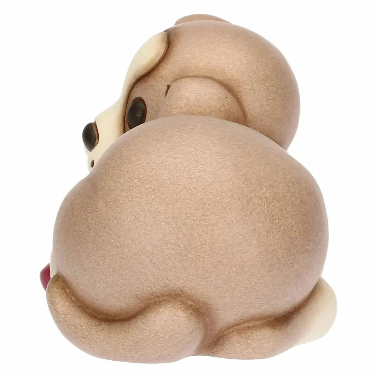 Cane Todo con pantofola in ceramica, medio