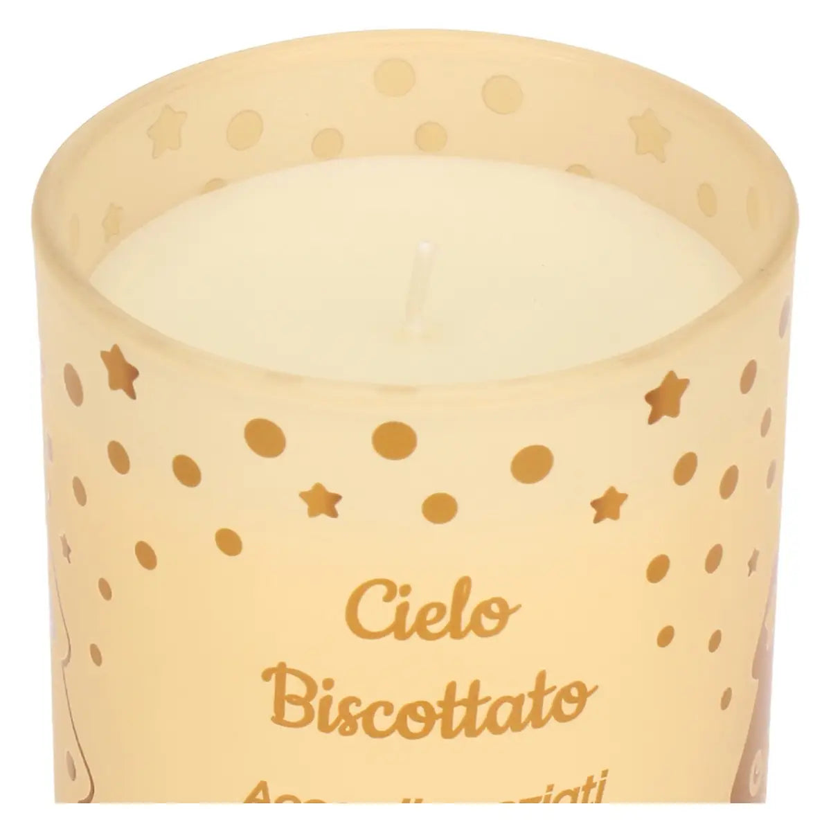 Candela natalizia "Cielo biscottato"