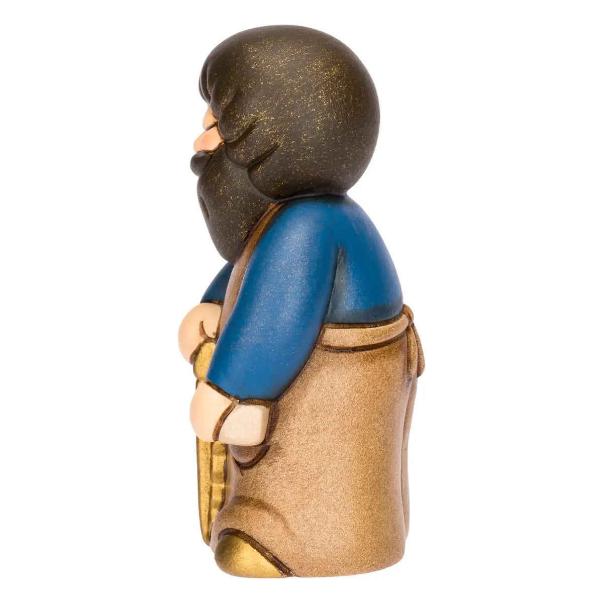 Falegname in ceramica Presepe Classico, Blu