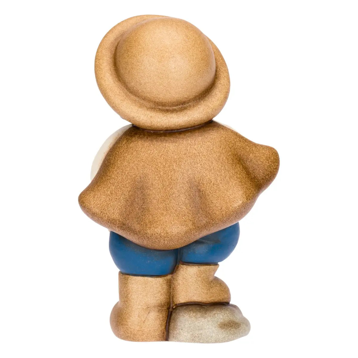 Zampognaro in ceramica Presepe Classico, Blu