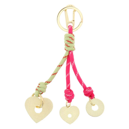 Portachiavi in metallo con charm