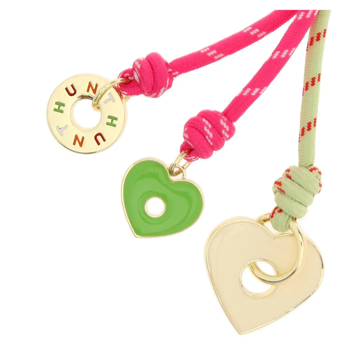 Portachiavi in metallo con charm