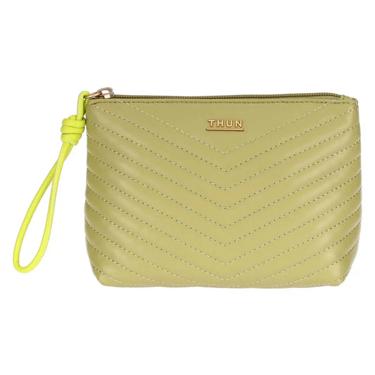 Trousse matelassé, verde pistacchio