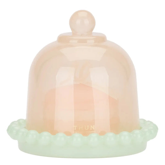 Candela macaron cloche arancio