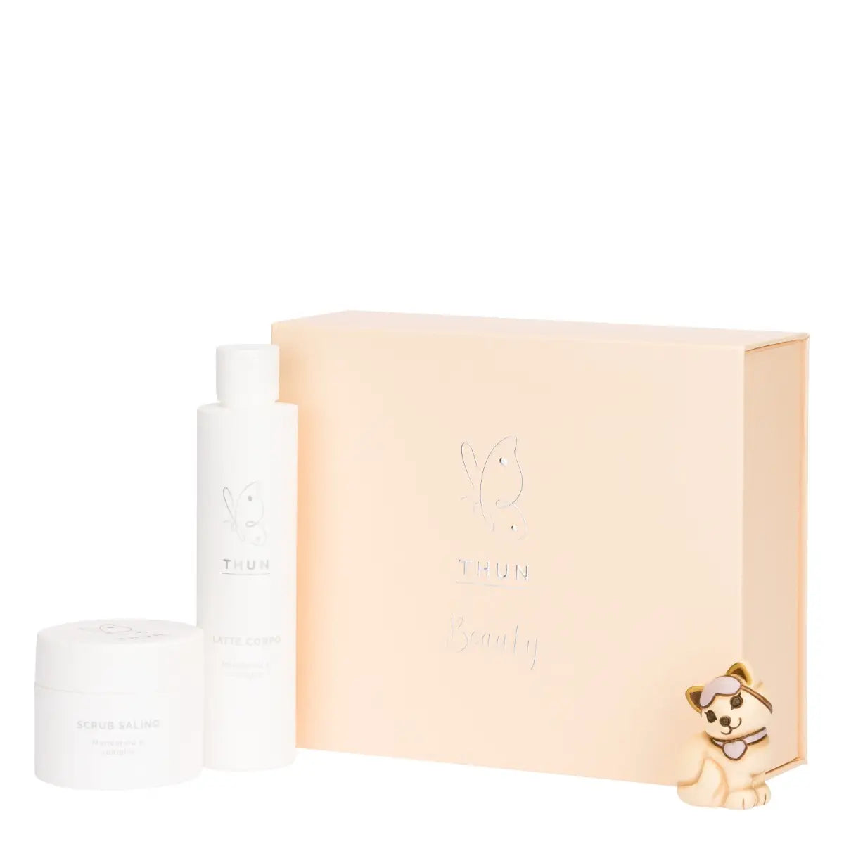 Beauty box con gattino in ceramica