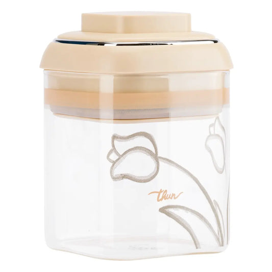 Barattolo con tappo ermetico piccolo, Pure Elegance