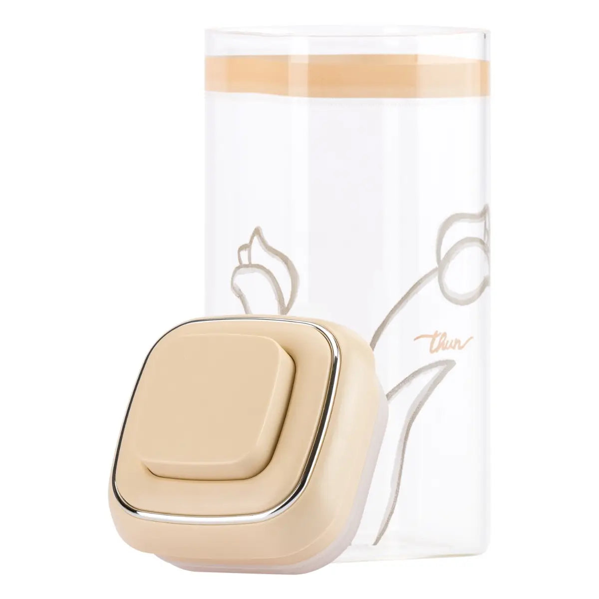 Barattolo con tappo ermetico grande, Pure Elegance