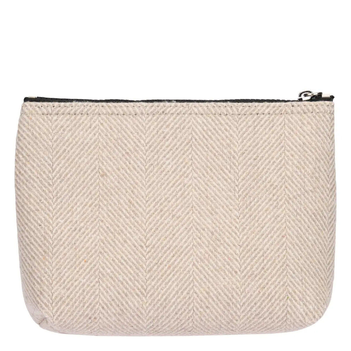 Pochette neoprene, grigio tweed