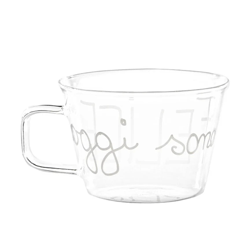 Set 2 tazze tè o cappuccino Oggi Sono Felice