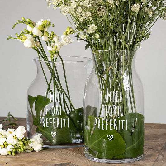 Vaso Portafiori decoro I Miei Fiori Preferiti
