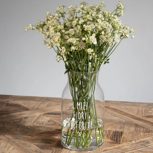 Vaso Portafiori decoro I Miei Fiori Preferiti