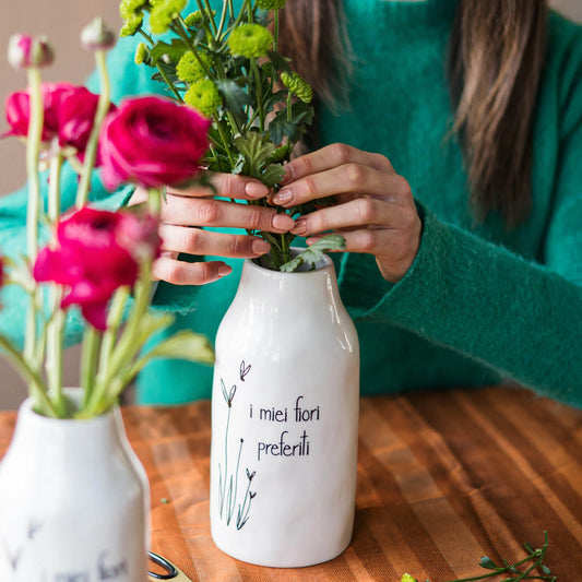 Vaso D.10Xh21Cm I Miei Fiori Preferiti